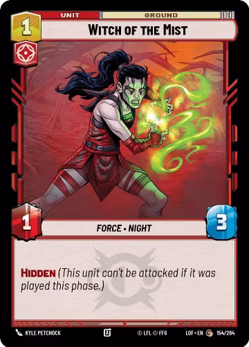 Witch of the Mist (154/264), Legends of the Force — Star Wars card price