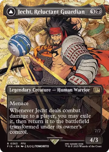 Jecht, Reluctant Guardian (Borderless) (363), FINAL FANTASY — Magic card price