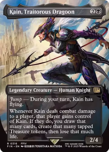 Kain, Traitorous Dragoon (Borderless) (316), FINAL FANTASY — Magic card price