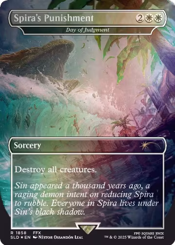 Spira's Punishment - Day of Judgment (Rainbow Foil) (1858), Secret Lair Drop Series — Magic card price