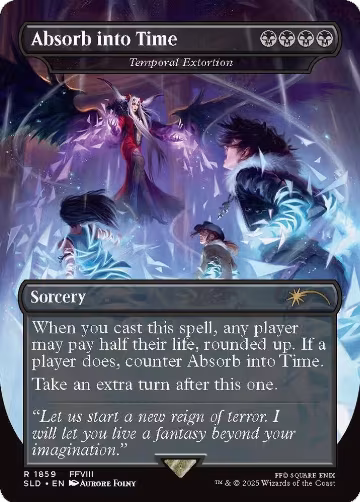 Absorb into Time - Temporal Extortion (1859), Secret Lair Drop Series — Magic card price