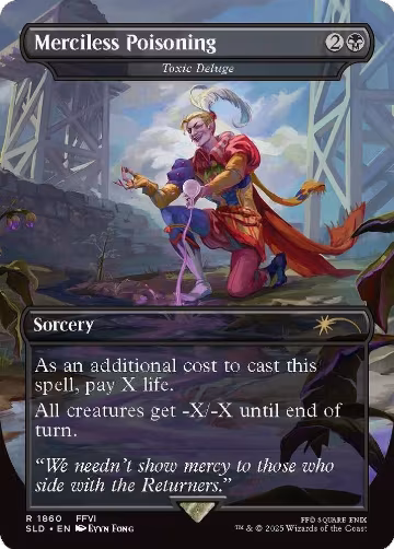 Merciless Poisoning - Toxic Deluge (1860), Secret Lair Drop Series — Magic card price