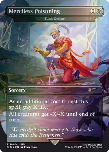 Merciless Poisoning - Toxic Deluge (Rainbow Foil) (1860), Secret Lair Drop Series — Magic card price