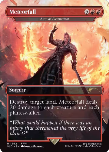 Meteorfall - Star of Extinction (1862), Secret Lair Drop Series — Magic card price