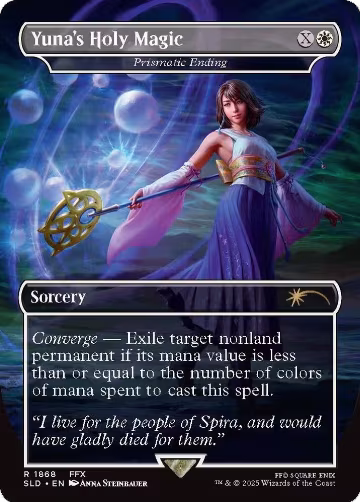 Yuna's Holy Magic - Prismatic Ending (1868), Secret Lair Drop Series — Magic card price