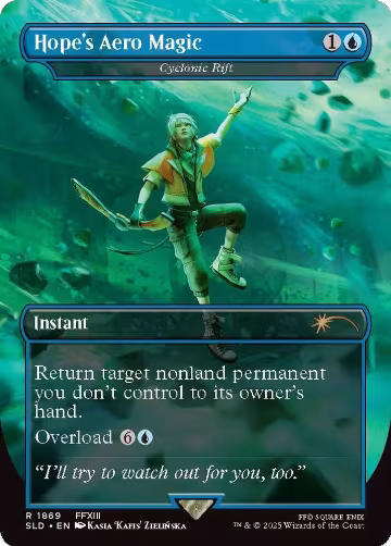 Hope's Aero Magic - Cyclonic Rift (1869), Secret Lair Drop Series — Magic card price