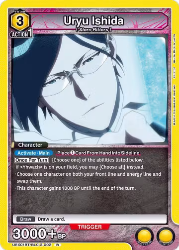 Uryu Ishida (UEX01BT/BLC-2-002), UEX01BT: BLEACH: Thousand-Year Blood War Vol.2 — Union Arena card price