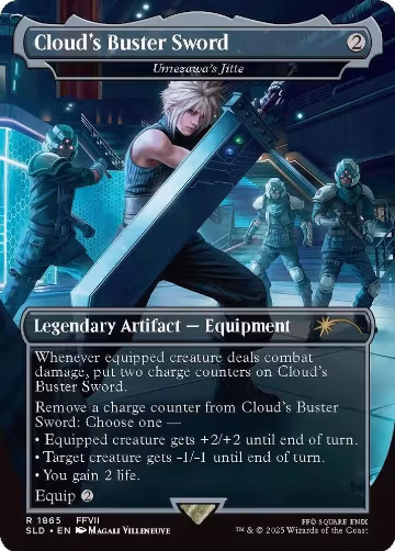 Cloud's Buster Sword - Umezawa's Jitte (1865), Secret Lair Drop Series — Magic card price
