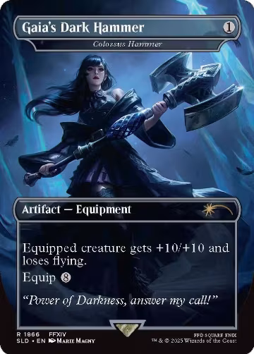 Gaia's Dark Hammer - Colossus Hammer (1866), Secret Lair Drop Series — Magic card price