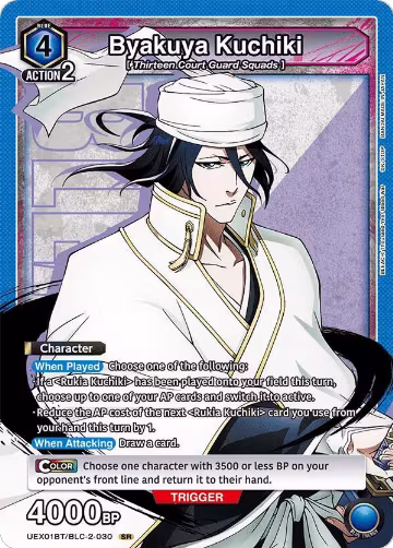 Byakuya Kuchiki (030) (UEX01BT/BLC-2-030), UEX01BT: BLEACH: Thousand-Year Blood War Vol.2 — Union Arena card price