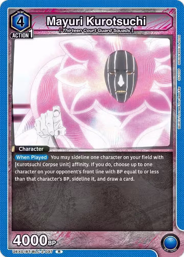 Mayuri Kurotsuchi (037) (UEX01BT/BLC-2-037), UEX01BT: BLEACH: Thousand-Year Blood War Vol.2 — Union Arena card price