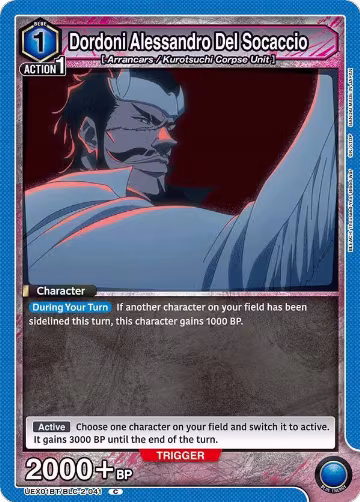 Dordoni Alessandro Del Socaccio (UEX01BT/BLC-2-041), UEX01BT: BLEACH: Thousand-Year Blood War Vol.2 — Union Arena card price