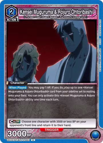 Kensei Muguruma & Rojuro Ohtoribashi (UEX01BT/BLC-2-043), UEX01BT: BLEACH: Thousand-Year Blood War Vol.2 — Union Arena card price