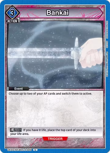 Bankai (UEX01BT/BLC-2-049), UEX01BT: BLEACH: Thousand-Year Blood War Vol.2 — Union Arena card price