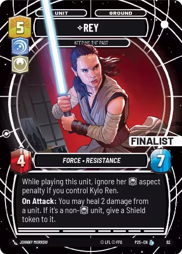 Rey - Keeping the Past (Finalist) (62), Organized Play Promos — Star Wars card price