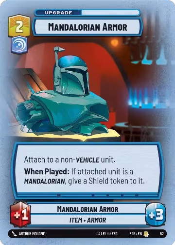 Mandalorian Armor (52), Organized Play Promos — Star Wars card price