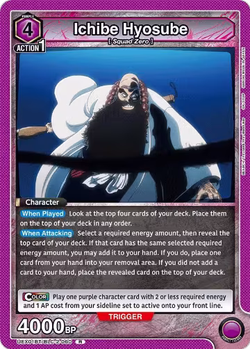 Ichibe Hyosube (UEX01BT/BLC-2-060), UEX01BT: BLEACH: Thousand-Year Blood War Vol.2 — Union Arena card price