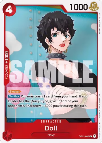 Doll (OP11-008), A Fist of Divine Speed — One Piece card price