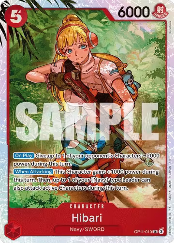 Hibari (OP11-010), A Fist of Divine Speed — One Piece card price