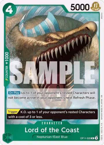 Lord of the Coast (OP11-028), A Fist of Divine Speed — One Piece card price