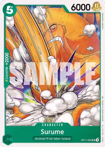 Surume (OP11-032), A Fist of Divine Speed — One Piece card price