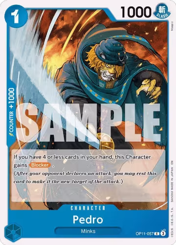 Pedro (OP11-057), A Fist of Divine Speed — One Piece card price