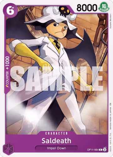 Saldeath (OP11-064), A Fist of Divine Speed — One Piece card price