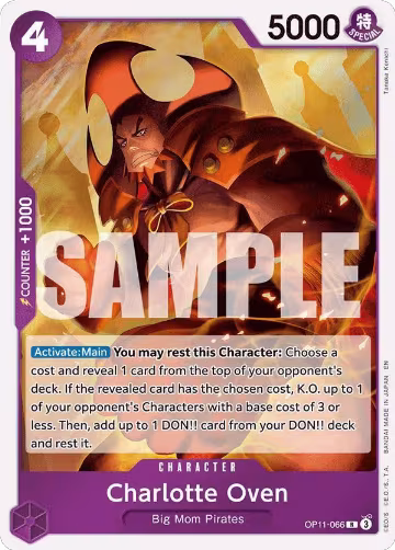 Charlotte Oven (OP11-066), A Fist of Divine Speed — One Piece card price