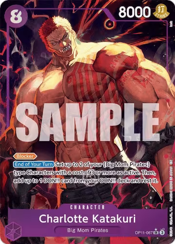 Charlotte Katakuri (067) (Alternate Art) (OP11-067), A Fist of Divine Speed — One Piece card price
