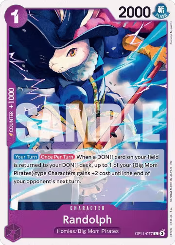 Randolph (OP11-077), A Fist of Divine Speed — One Piece card price