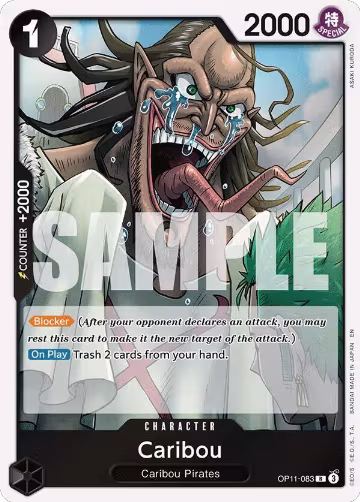 Caribou (OP11-083), A Fist of Divine Speed — One Piece card price