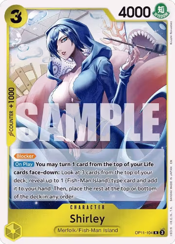 Shirley (OP11-104), A Fist of Divine Speed — One Piece card price