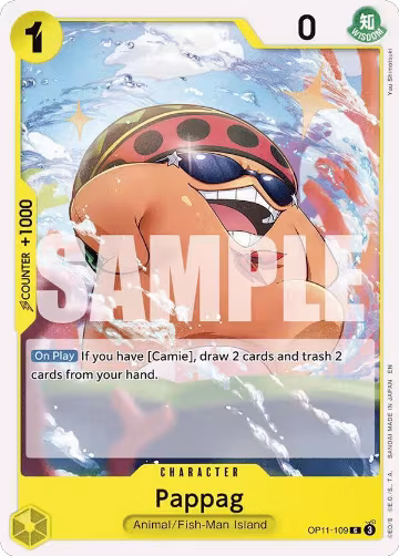 Pappag (OP11-109), A Fist of Divine Speed — One Piece card price