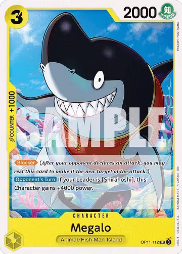 Megalo (OP11-112), A Fist of Divine Speed — One Piece card price