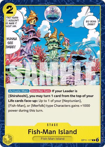 Fish-Man Island (OP11-117), A Fist of Divine Speed — One Piece card price