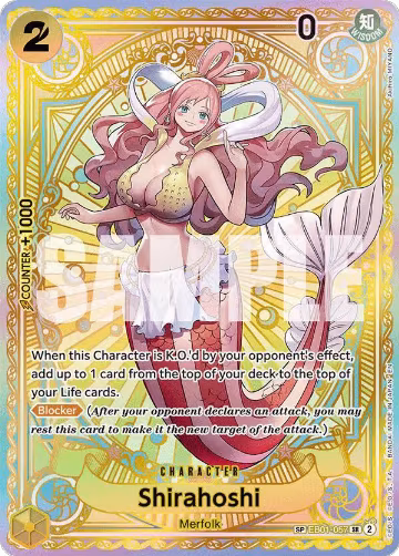Shirahoshi (SP) (EB01-057), A Fist of Divine Speed — One Piece card price