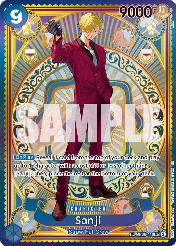 Sanji (SP) (OP06-119), A Fist of Divine Speed — One Piece card price