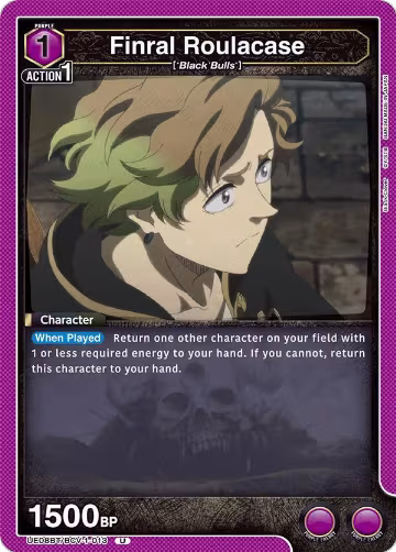 Finral Roulacase (013) (UE08BT/BCV-1-013), Black Clover — Union Arena card price