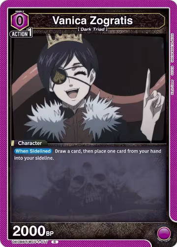 Vanica Zogratis (017) (UE08BT/BCV-1-017), Black Clover — Union Arena card price