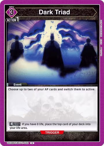 Dark Triad (UE08BT/BCV-1-032), Black Clover — Union Arena card price