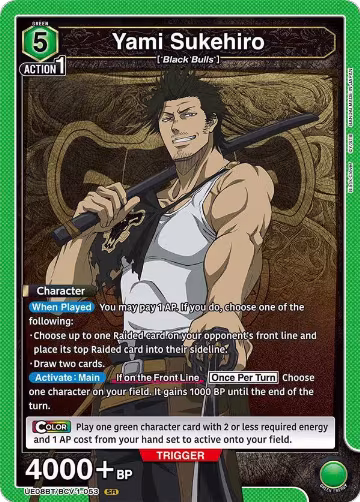 Yami Sukehiro (053) (UE08BT/BCV-1-053), Black Clover — Union Arena card price