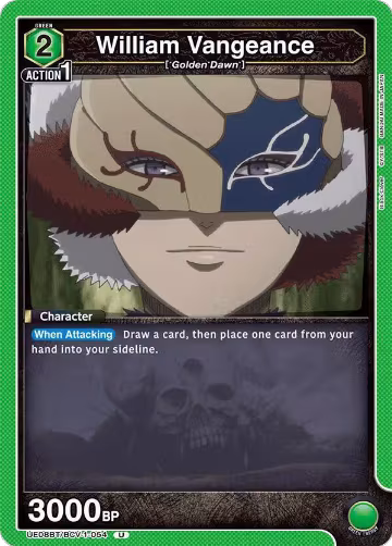 William Vangeance (UE08BT/BCV-1-054), Black Clover — Union Arena card price