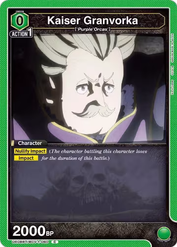 Kaiser Granvorka (UE08BT/BCV-1-060), Black Clover — Union Arena card price