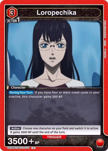 Loropechika (070) (UE08BT/BCV-1-070), Black Clover — Union Arena card price