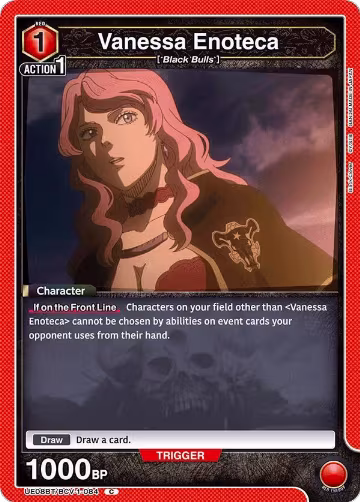 Vanessa Enoteca (084) (UE08BT/BCV-1-084), Black Clover — Union Arena card price
