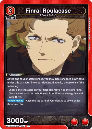 Finral Roulacase (085) (UE08BT/BCV-1-085), Black Clover — Union Arena card price