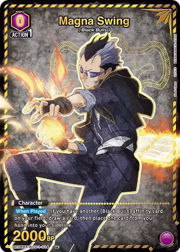Magna Swing (U*) (UE08BT/BCV-1-014), Black Clover — Union Arena card price
