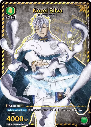Nozel Silva (U*) (UE08BT/BCV-1-038), Black Clover — Union Arena card price