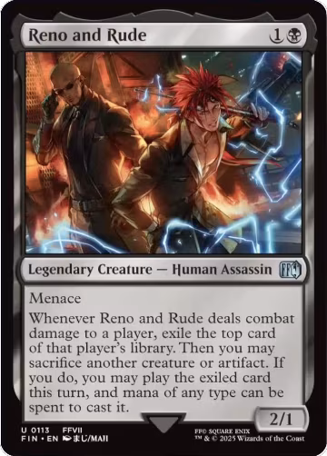 Reno and Rude (113), FINAL FANTASY — Magic card price