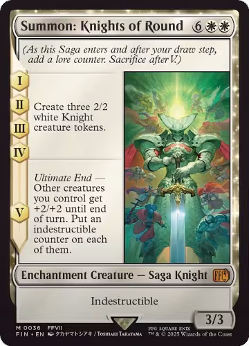 Summon: Knights of Round (36), FINAL FANTASY — Magic card price
